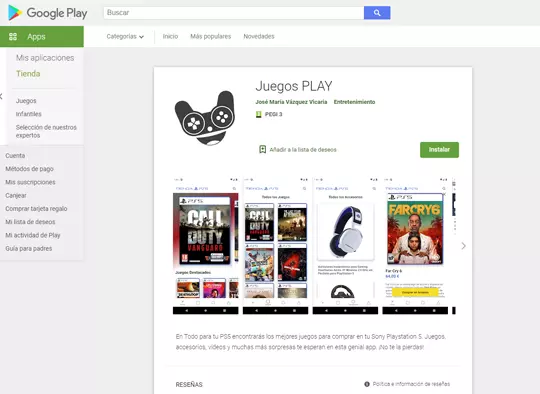 APP Juegos Play en Google Play Store