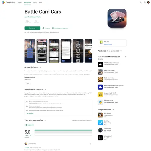 Battle Card Cars